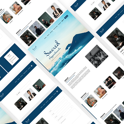 Sacred Appointments branding figma ui