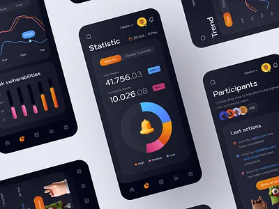 Investment Dashboard Mobile App app dark mode dashboard design finance interface investment ios mobile ui ux