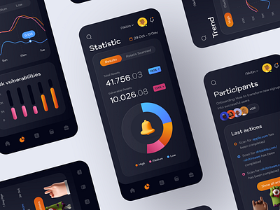 Investment Dashboard Mobile App app dark mode dashboard design finance interface investment ios mobile ui ux