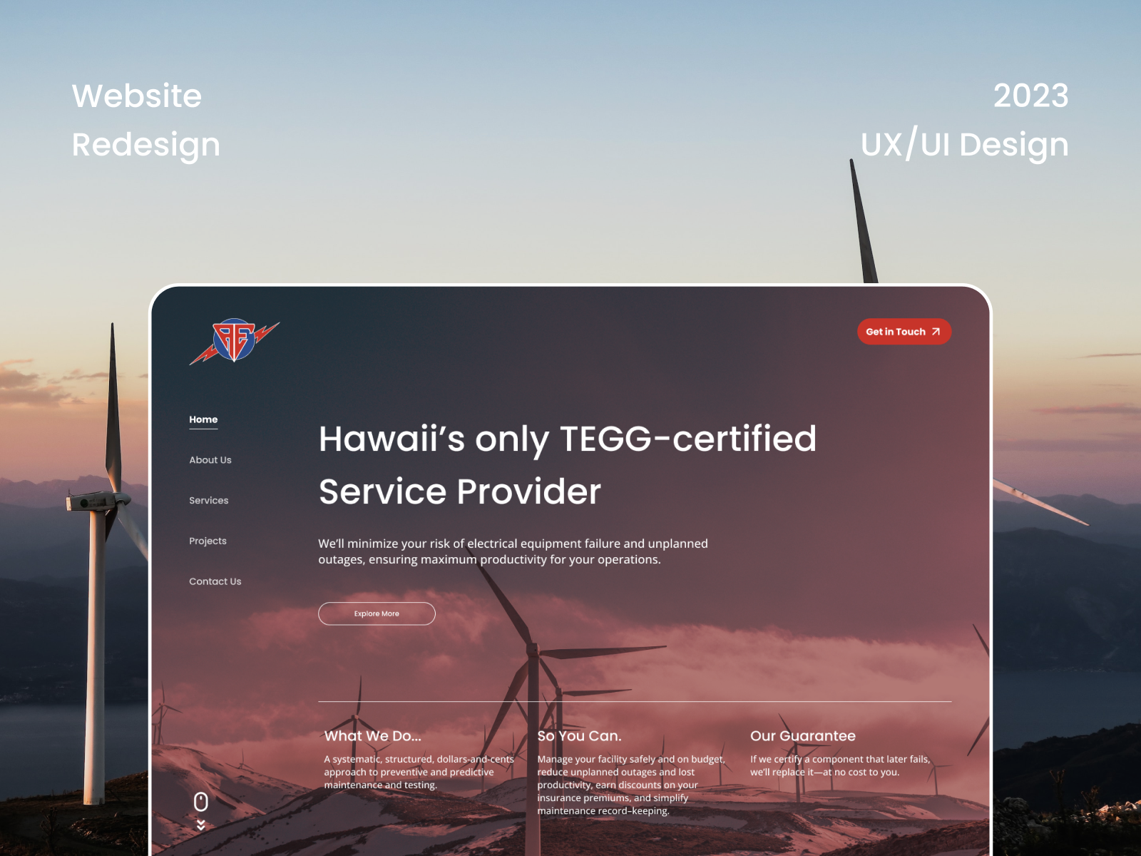 Example of Modern Website UI/UX Design In Figma