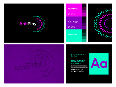 Anti Play Branding ailogo artificial artificial intelligence branding chatbot circle crypto deeplearning digital dots gpt icon logo play software stock trading vector web3
