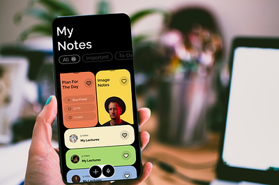 Note-taking app concept-UI design ui ui ux ux ux design