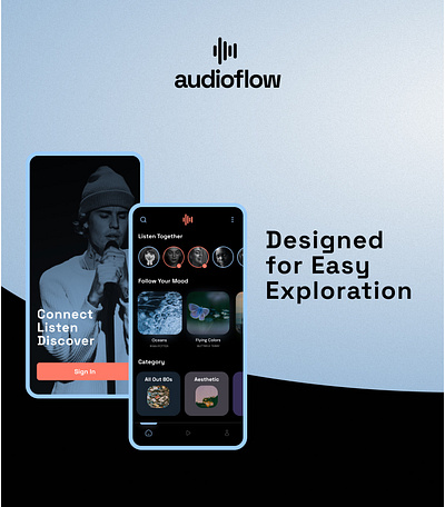 Music Mobile App UI UX Design app clean design minimal mobile music ui ux