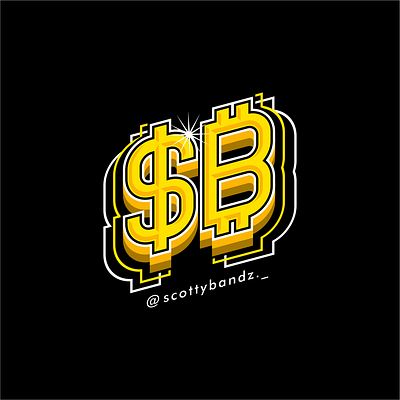 Logo design concept for Scotty Bandz app branding design graphic design illustration logo logo design typography ui ux vector