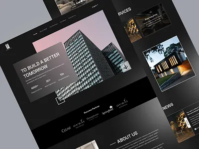Real Estate Website Design apartement architecture building clean design home page house landing page design mdrimel minimal property real estate real estate agency real estate website residence uiuxdesign web design web ui website website design