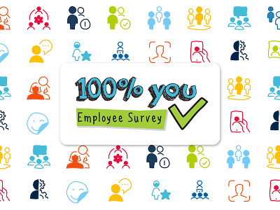 Staff survey branding 2023 arvato branding design drawing icons illustration logo
