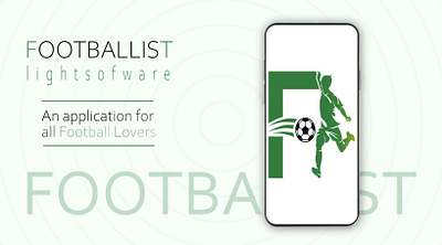 Footballist App UI Promotion animation app branding design graphic design motion graphics ui