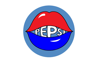 pepsi, tube, lips art branding design drawing graphic design illustration logo