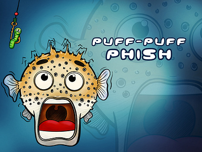 Puff-Puff Phish | Pixalane actor art branding caricature design graphic design illustration logo ui vector