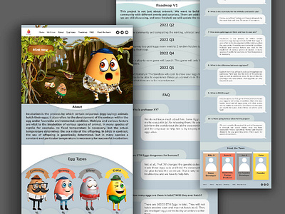 web design eth eggs 3d animation branding cartoon graphic design illustration muckap razieh mehrabani razmehrdesigner story game ui ux vector web design