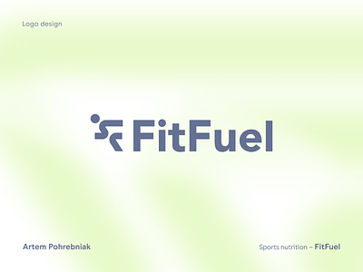 FitFuel | Sport Brand Logo active brand branding design dynamic f f shaped fitfuel fitness graphic design gym identity lifestyle logo logotype nutrition run running man sport workout