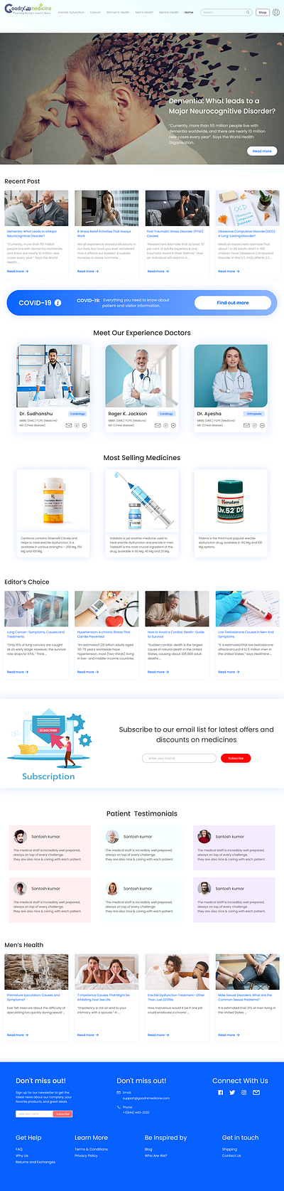 home page doctor app home page landing page ui idea