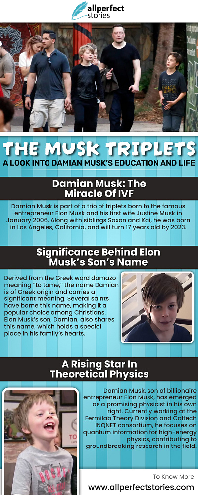 The Musk Triplets: Damian Musk’s Life and Education Explored by All
