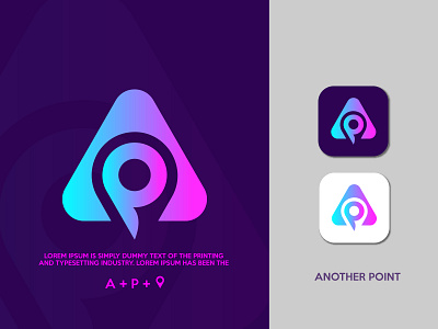 AP icon app logo design brand design brand identity branding design flat design graphic design illustration logo