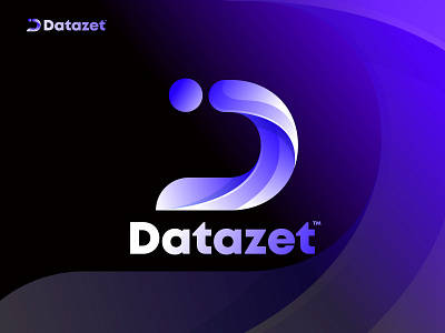 Datazet app logo design brand design brand identity branding design flat design graphic design illustration logo