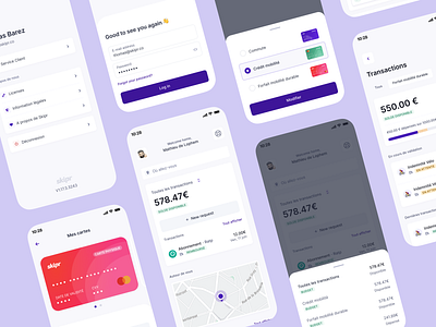 Expense management | Skipr design mobile product design ui