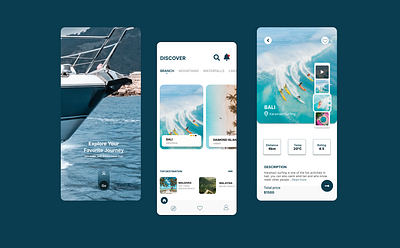 TRAVEL APP branding graphic design ui