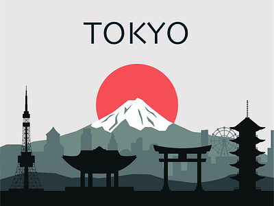 Tokyo design graphic design illustration