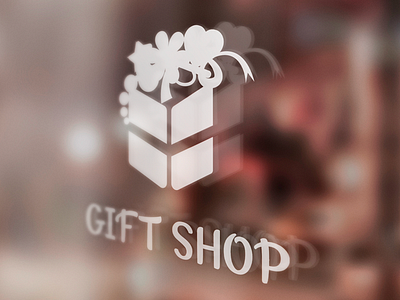 Gift shop logo. branding gift giftshop graphic design icons illustration logo pattern typography vector
