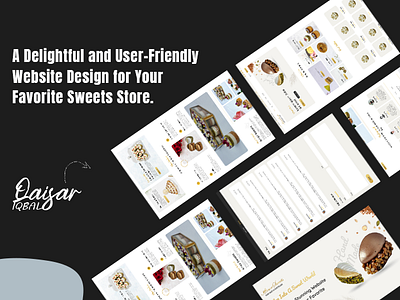 Satisfy Your Sweet Cravings with Beautifully Designed Website css gold php ui userfriendly ux