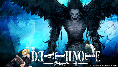 Ryuk movie poster 3d animation branding design graphic graphic design illustration logo photoshop ui