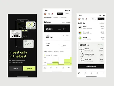 The Fintrade responsive dashboard app app design chart chart app dashboard design design graphic motion graphics responsive app responsive dashboard responsive interaction responsive mobile design ui ux