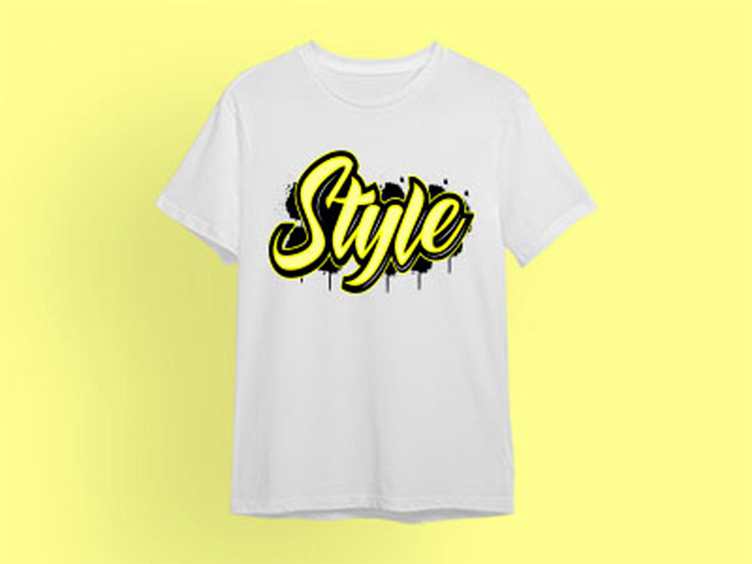 Graffiti T Shirt Design. Text to Logo T Shirt Design by MD SHAHADAT