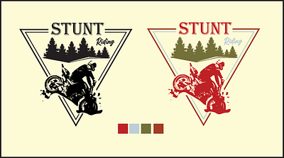 Stunt Riding bike branding country custom design graphic design illustration riders sports stunt t shirt trendy vector vintage