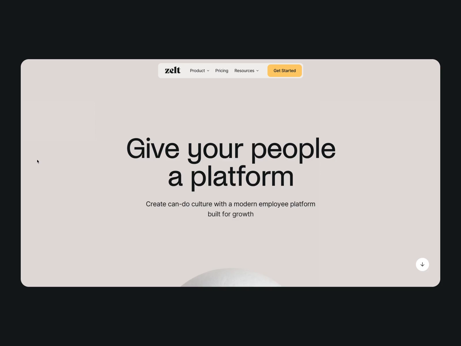 Example of Landing Page UX/UI Design & Development