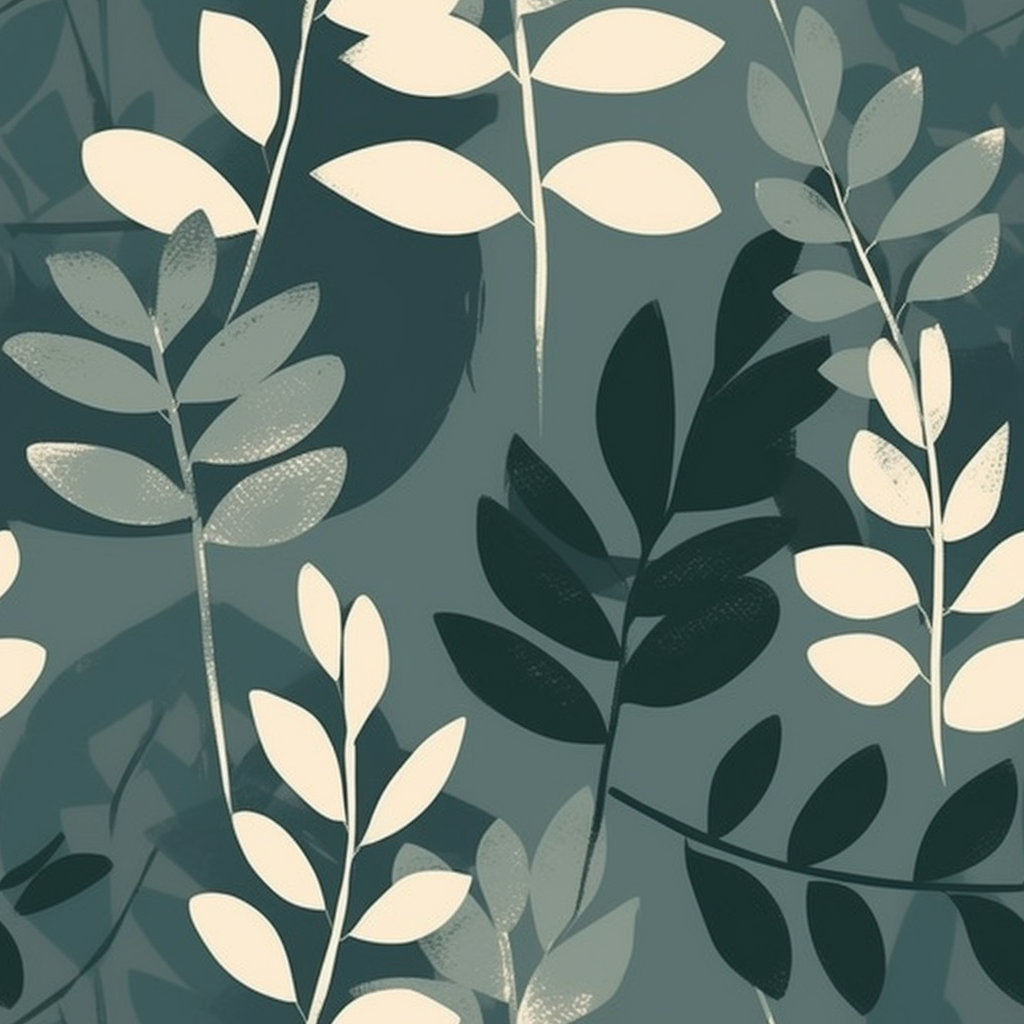 Leaves Pattern by Zhi Hao Tan on Dribbble