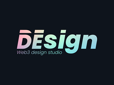 DeDesign visual design animation crypto finance graphic design logo web3