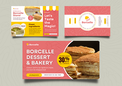 Bundle Template Design Dessert branding canva canvatemplate design design graphic v graphic design logo ui