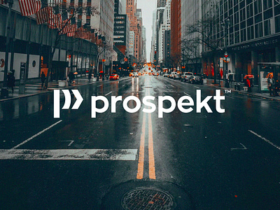 Prospekt logo concept ( for sale ) app arrow branding bulevard city design direction forward icon identity letter logo management mark monogram p sign smart team web3