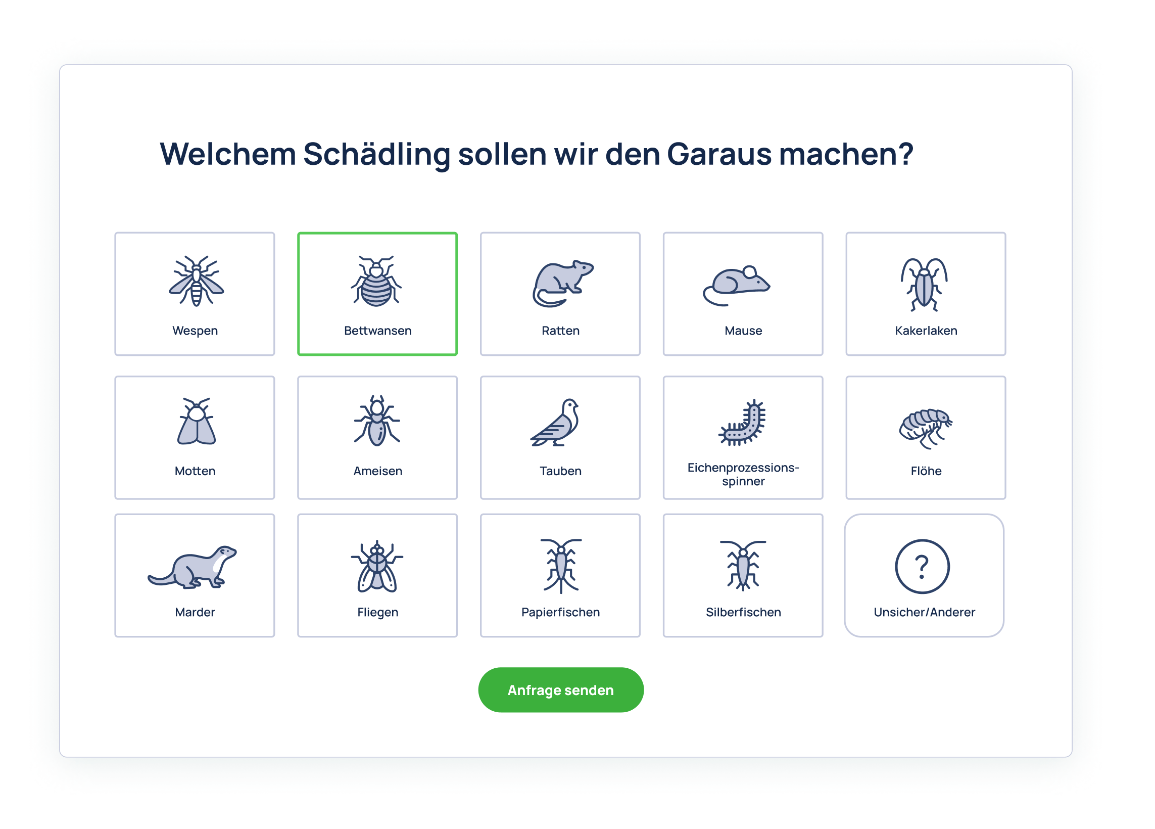 SchädlingsHero branding design graphic design icons illustration pest control ui vector visual