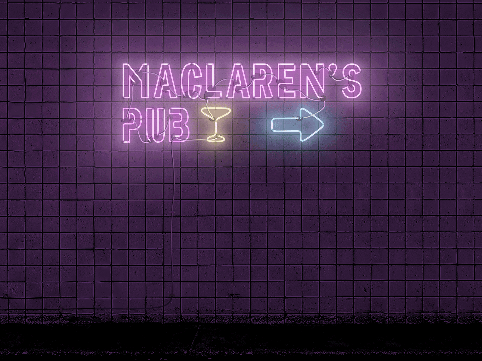 Neon signboard animation bar sign design exterior gif graphic design illustration logo motion graphics neon neon gif photoshop sign signboard ui