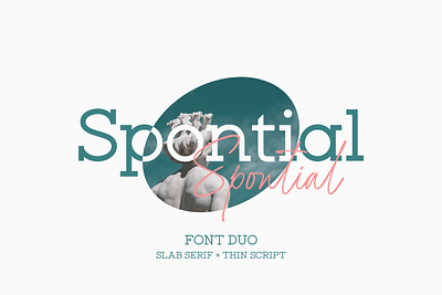 Spontial Font Duo branding calligraphy creative font fonts graphic design logo poster typeface typography ui