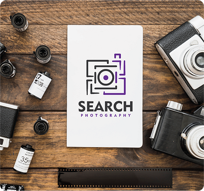 Search Photography logo design Project branding design icon logo logo design minimalist vector