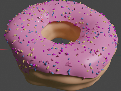 3D donut 3d 3d modeling animation architecture blender blenderart blendercommunity dartist ddesign digitalart dprint drender modeling render