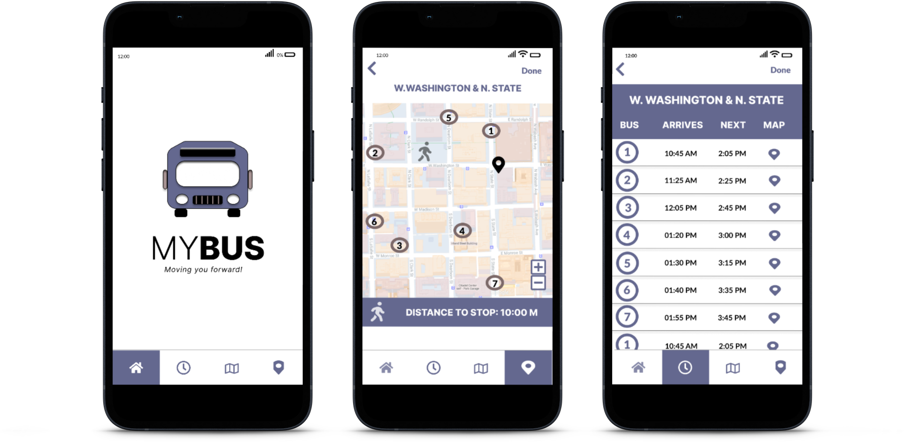 MYBUS - Local Public Transportation App by Rachel Ruitberg on Dribbble