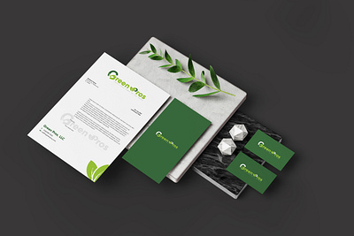 Green Pros - Branding brand guide branding illustration logo desgin ui
