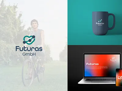 Futura (Health Logo) futura gradient heart logo modern