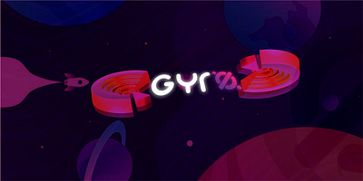 Crypto Project : GYRODAO branding design graphic design illustration web banner