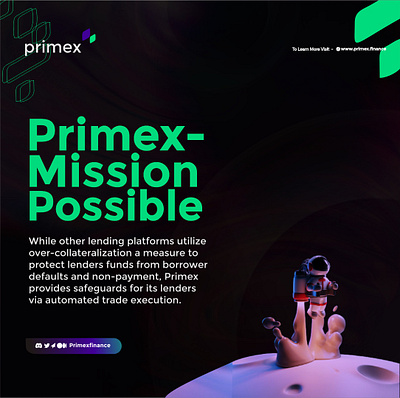 Crypto Project : PrimexFinance design graphic design