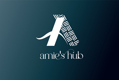 AMIE'S HUB LOGO DESIGN branding clothing design fabric fashion ghana graphic design illustration logo material texture vector