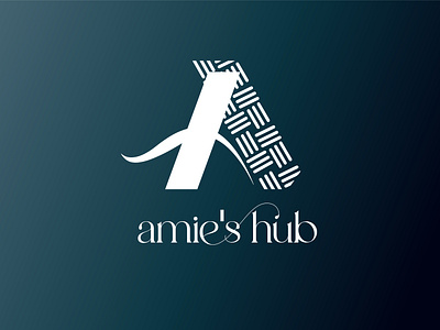 AMIE'S HUB LOGO DESIGN branding clothing design fabric fashion ghana graphic design illustration logo material texture vector