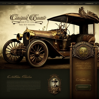 Old World Website Concept Sketch 1 branding graphic design illustration mac carpeli old world ui