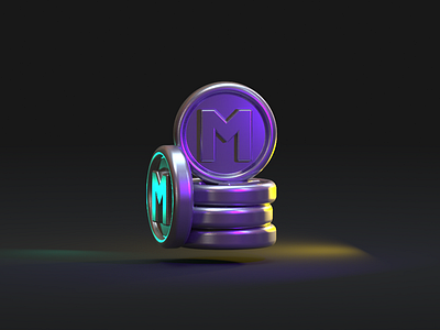 Digital Currency 3D asset exploration 3d branding illustration