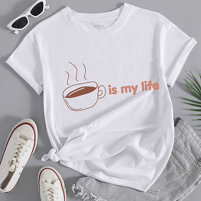 Coffee t-shirt design 3d animation book cover design branding design graphic design graphics design illustration logo motion graphics ui ux vector