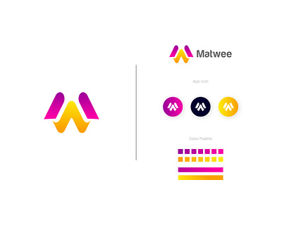 Matwee - Logo Design branding business logo design graphic design logo design modern logo startup logo timlesss logo