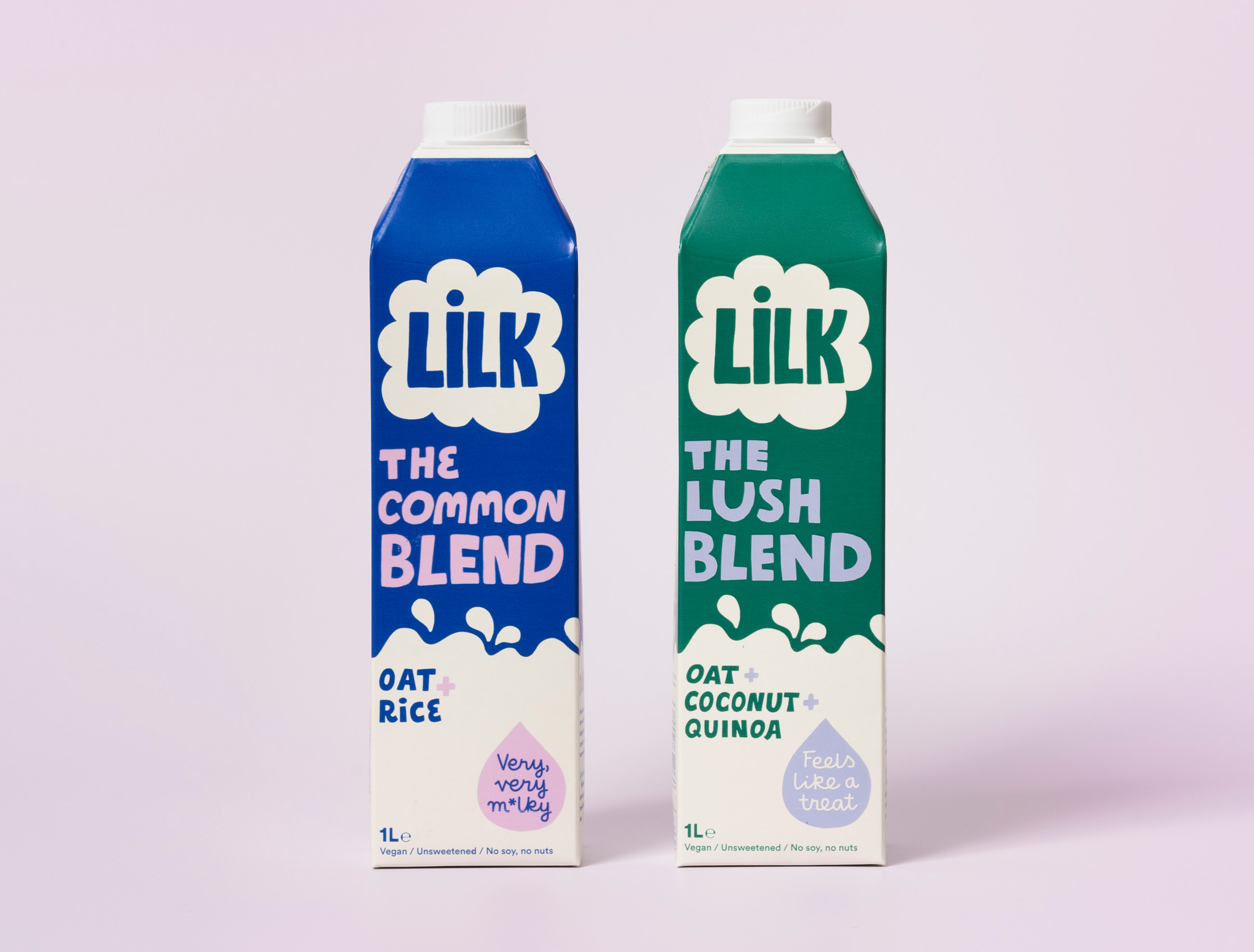 Example of Packaging design and illustration for plant-based m*lks